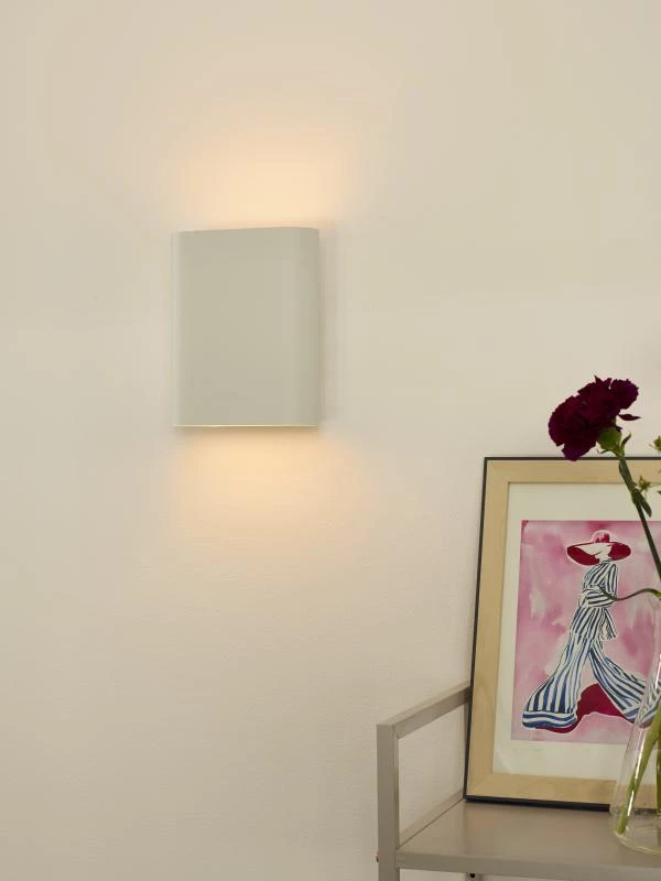 Lucide OVALIS - Wall light - 2xE14 - White - ambiance 1